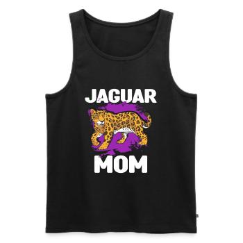 Jaguar Mama - Débardeur bio Premium Homme - noir - Devant - Michal (187cm)
