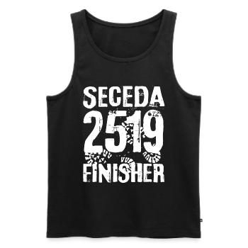 Seceda Gipfel Puez Geisler Wandern Dolomiten - Männer Premium Bio Tank Top - Schwarz - Vorne - Michal (187cm)