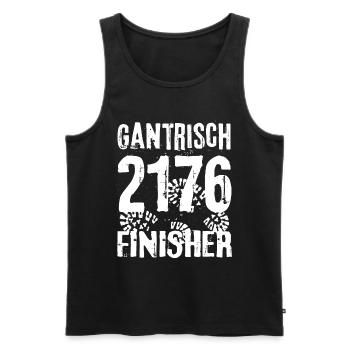 Gantrisch Klettersteig Berner Oberland Bergsteigen - Männer Premium Bio Tank Top - Schwarz - Vorne - AI Model Male 178 light (178cm)