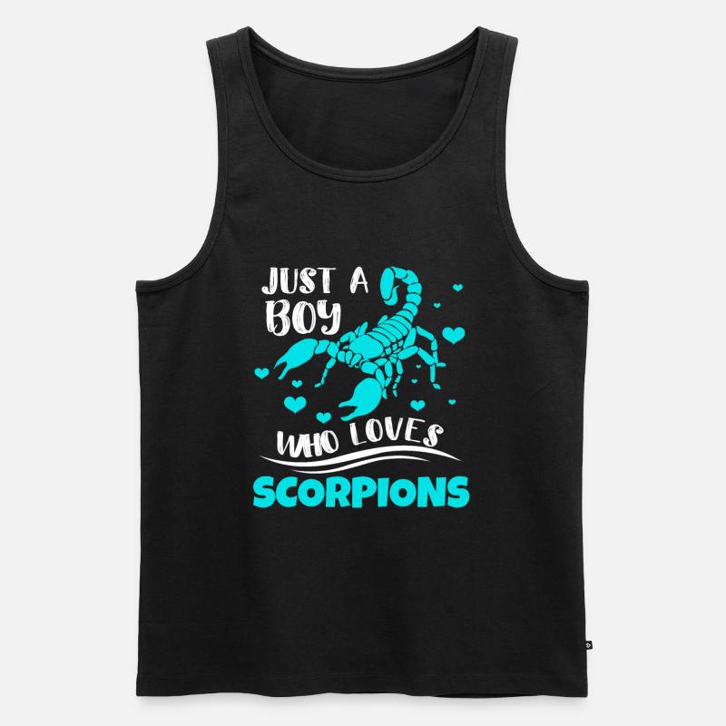 Scorpion - Männer Premium Bio Tank Top - Schwarz