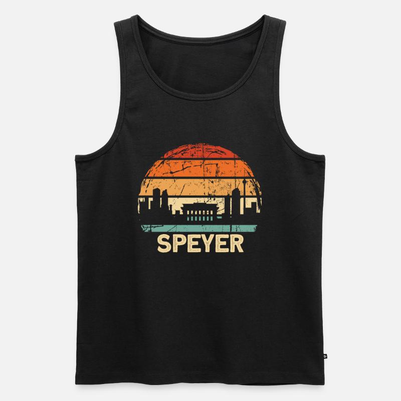 Speyer - Männer Premium Bio Tank Top - Schwarz