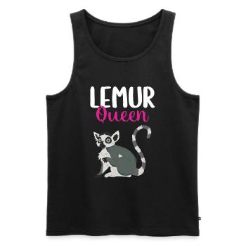 Lemur - Men's Premium Organic Tank Top - black - Front - AI Model Male 178 light (178cm)