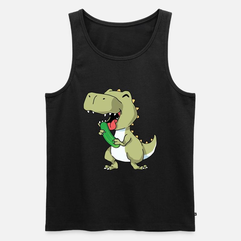 Zucchini - Männer Premium Bio Tank Top - Schwarz