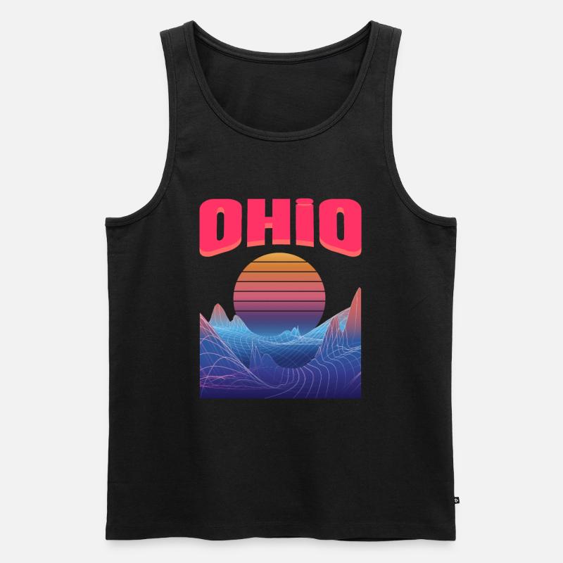 Ohio - Männer Premium Bio Tank Top - Schwarz
