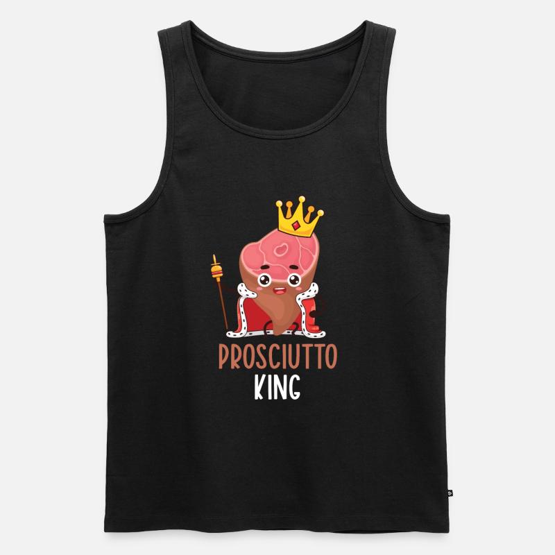 Schinken - Männer Premium Bio Tank Top - Schwarz