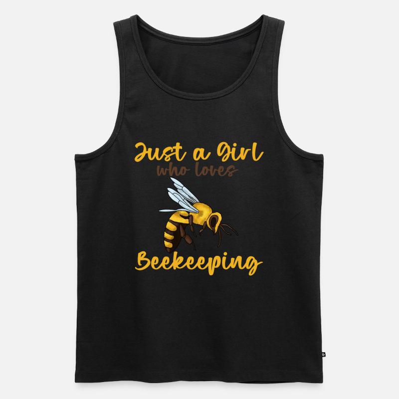 Imker Bienen Geschenk - Männer Premium Bio Tank Top - Schwarz