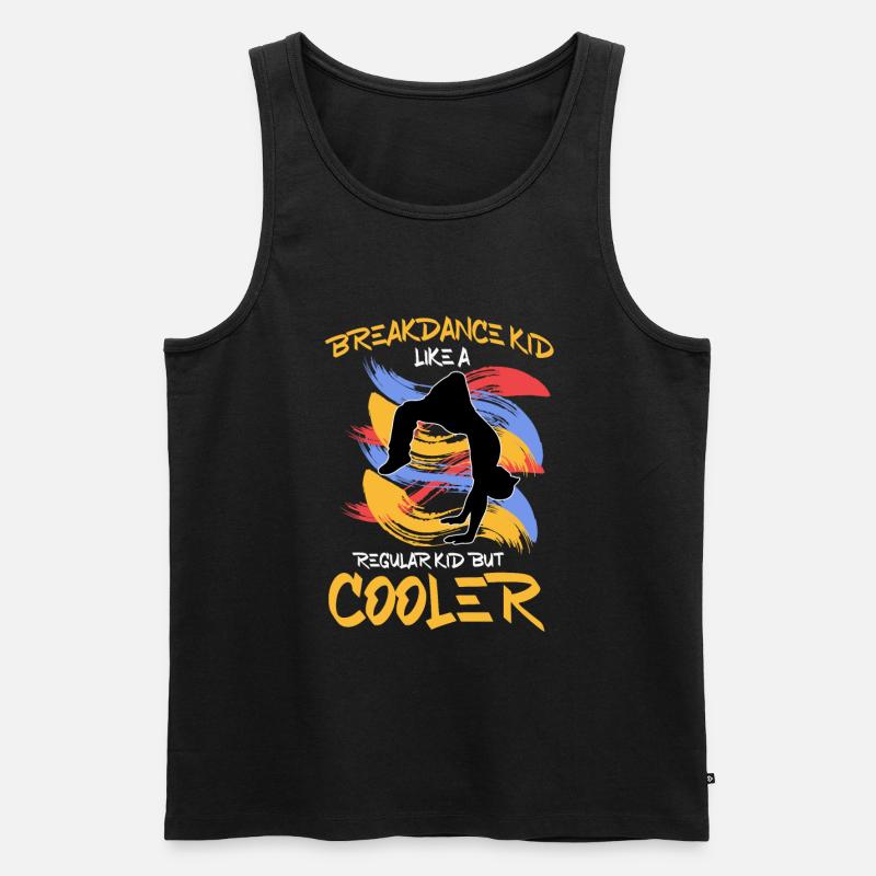 Breakdancing - Männer Premium Bio Tank Top - Schwarz