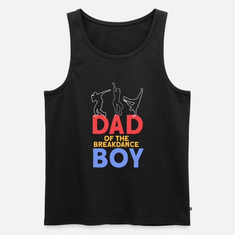 Breakdancing - Männer Premium Bio Tank Top - Schwarz
