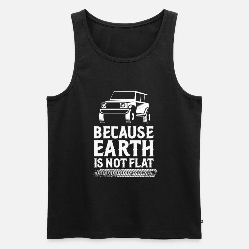 Offroad - Männer Premium Bio Tank Top - Schwarz