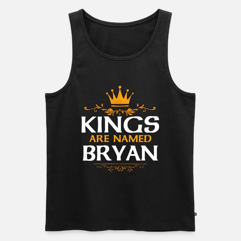 Bryan - Männer Premium Bio Tank Top - Schwarz