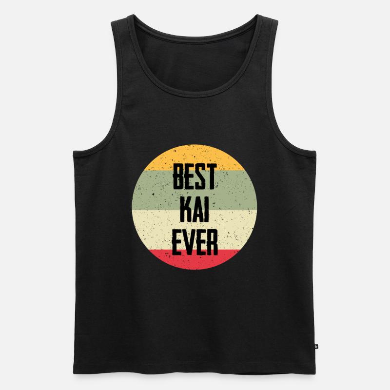 Best Kai Ever - Männer Premium Bio Tank Top - Schwarz