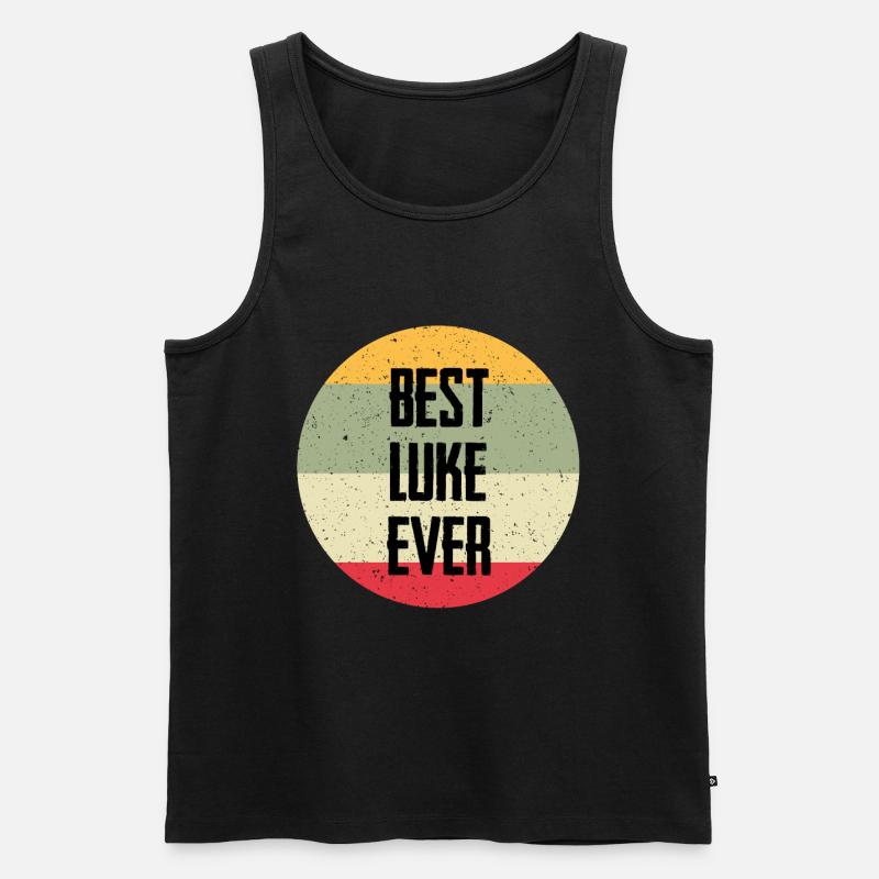 Best Luke Ever - Männer Premium Bio Tank Top - Schwarz