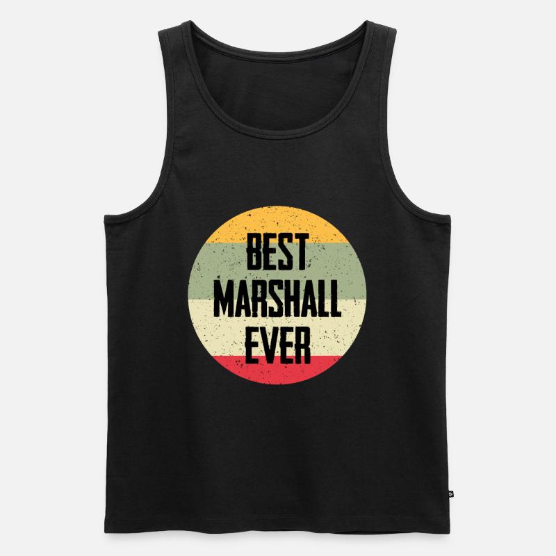 Best Marshall Ever - Männer Premium Bio Tank Top - Schwarz