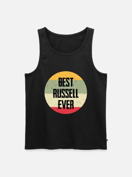 Best Russell Ever - Men's Premium Organic Tank Top - black