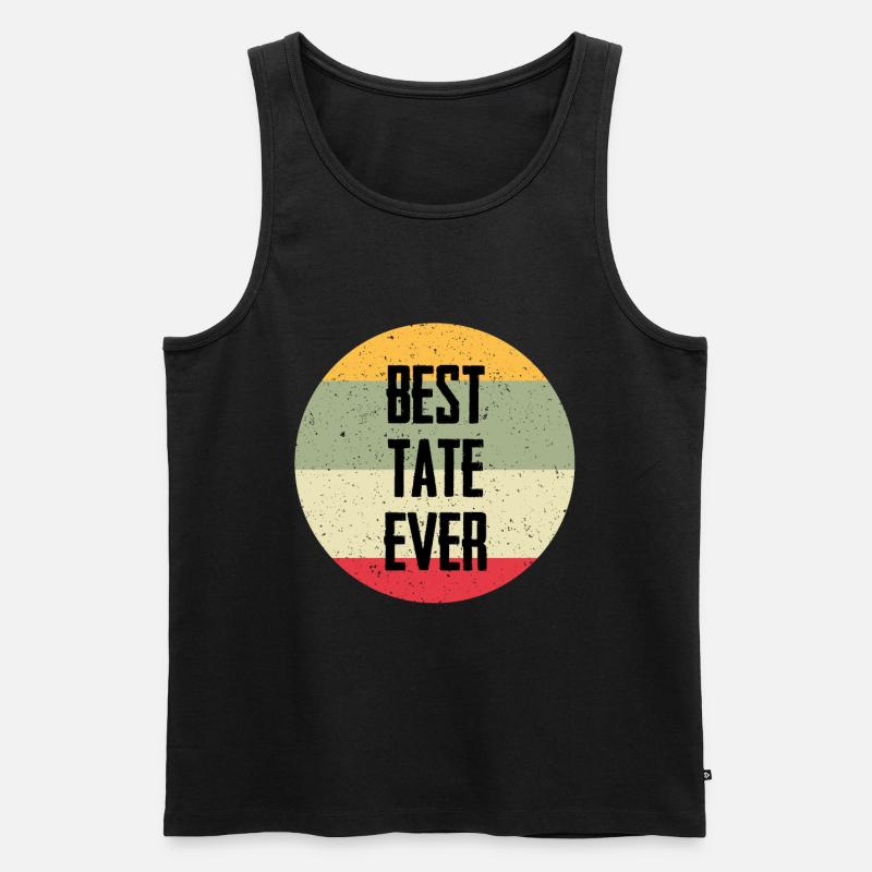 Best Tate Ever - Männer Premium Bio Tank Top - Schwarz