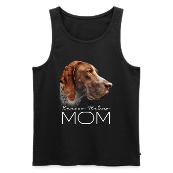 Bracco Italiano Mama - Men's Premium Organic Tank Top - black - Front - AI Model Male 178 light (178cm)