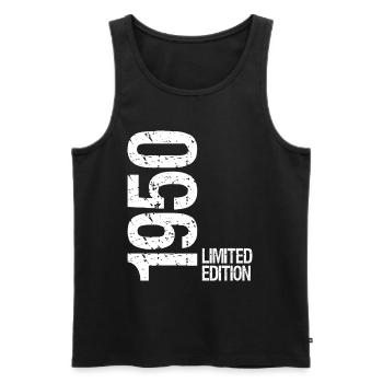 1950 limited edition - Männer Premium Bio Tank Top - Schwarz - Vorne - Michal (187cm)