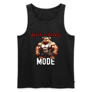 Bulldog Fashion - Bulldog Design - Débardeur bio Premium Homme - noir - Devant - Michal (187cm)