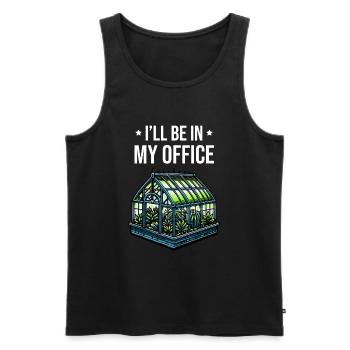I'll Be In My Office - Gardening - Men's Premium Organic Tank Top - black - Front - Michal (187cm)