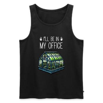 I'll Be In My Office - Gardening - Men's Premium Organic Tank Top - black - Front - Michal (187cm)