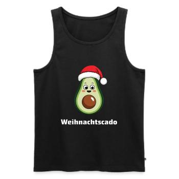 Cado de Noël - Avocat drôle - Débardeur bio Premium Homme - noir - Devant - Michal (187cm)