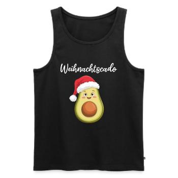 Cado de Noël - Avocat drôle - Débardeur bio Premium Homme - noir - Devant - Michal (187cm)