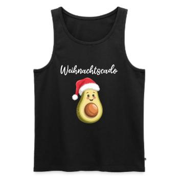 Cado de Noël - Avocat drôle - Débardeur bio Premium Homme - noir - Devant - Michal (187cm)