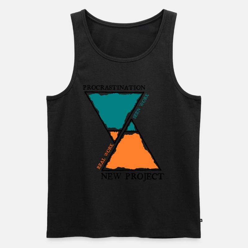 Procrastination ADHD - Männer Premium Bio Tank Top - undefined