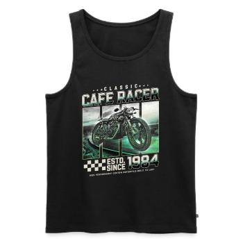 Cafe Racer Construit en 1984 cadeau d’anniversaire - Débardeur bio Premium Homme - noir - Devant - Michal (187cm)