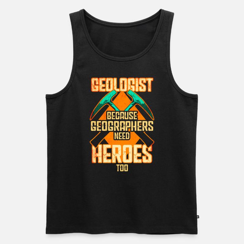 Geologe - Männer Premium Bio Tank Top - Schwarz
