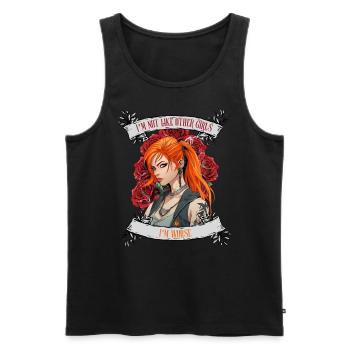 I'm not like other women, I'm worse - Men's Premium Organic Tank Top - black - Front - Michal (187cm)