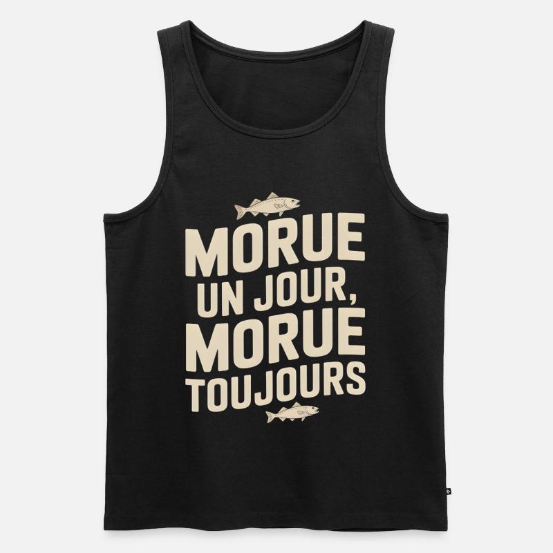 Once cod Cod - Men's Premium Organic Tank Top - black