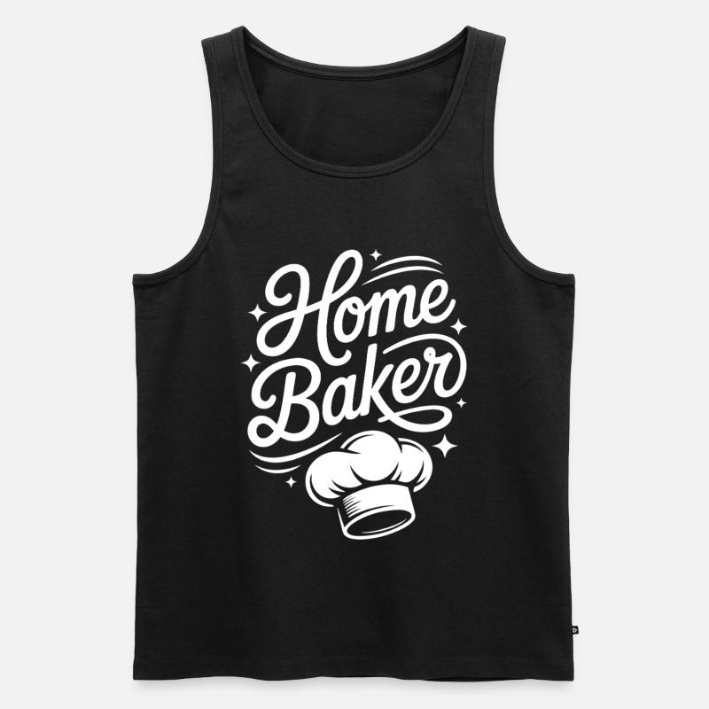 Home Baker – Küchenchef Design - Männer Premium Bio Tank Top - Schwarz