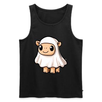 Kamel Halloween Lustig Geist - Männer Premium Bio Tank Top - Schwarz - Vorne - Michal (187cm)