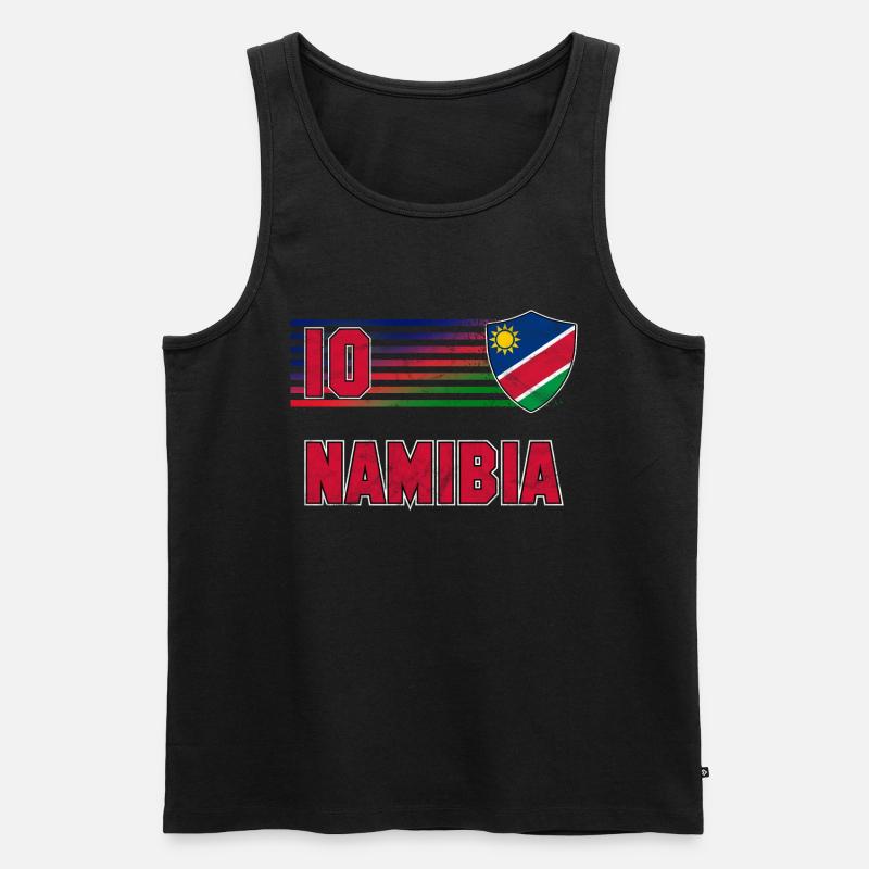 Namibia Fußball Mannschaft - Männer Premium Bio Tank Top - undefined