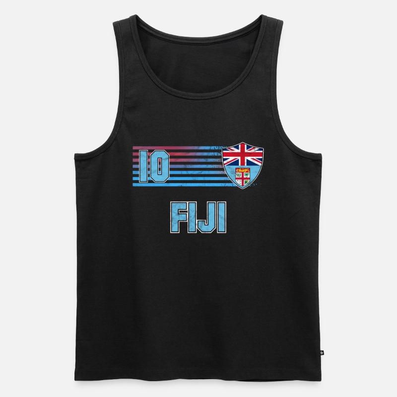 Fidschi Fußball Mannschaft - Männer Premium Bio Tank Top - undefined