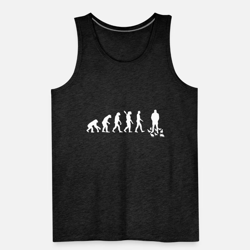 Colombe - Evolution de l'homme / Darwin Débardeur bio Premium Homme