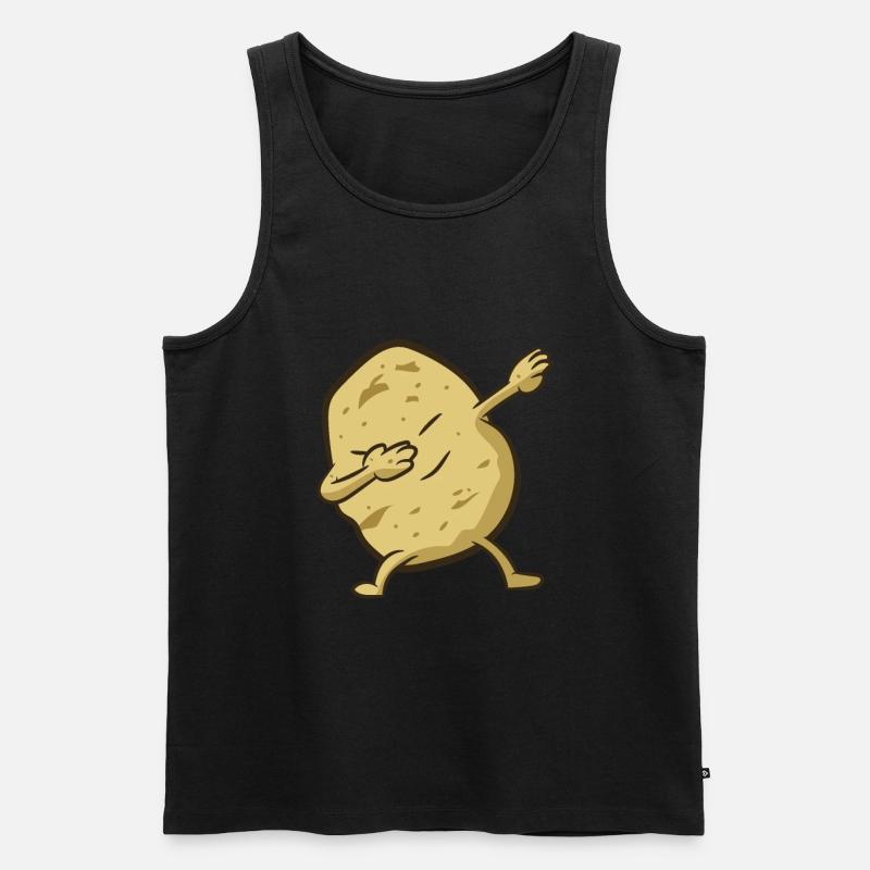 Patate - DAB, dabbing, tamponner, danser - Débardeur bio Premium Homme - noir