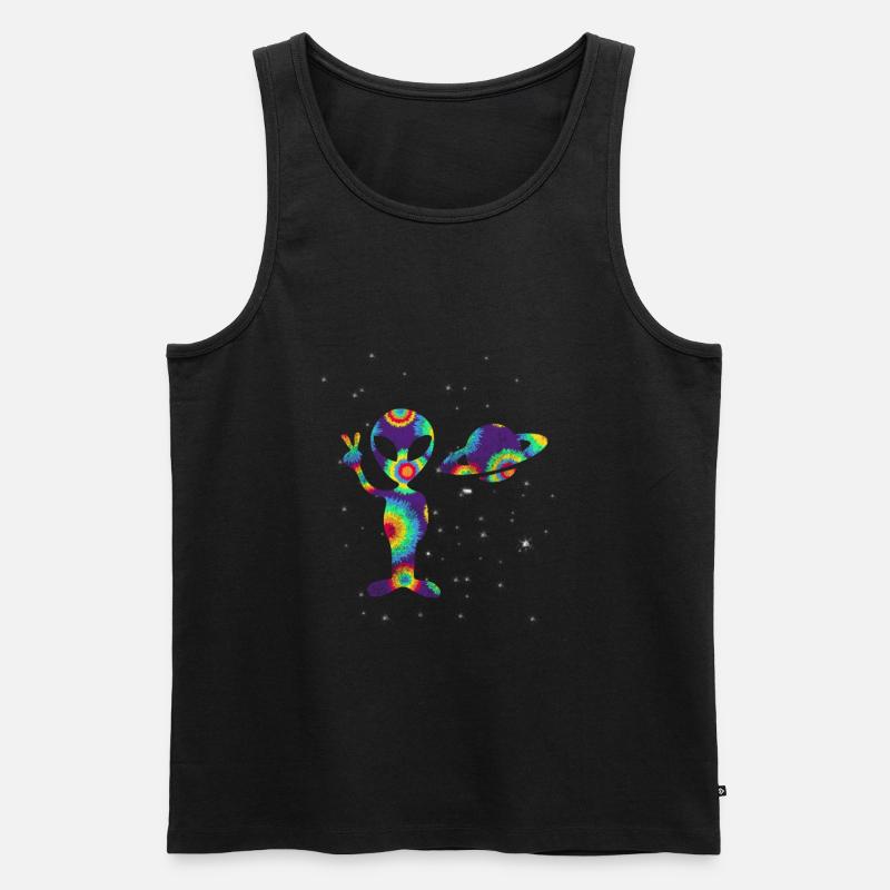Alien - Männer Premium Bio Tank Top - Schwarz