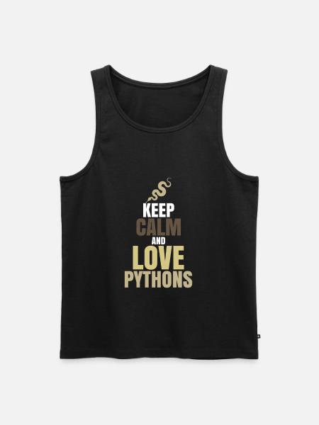 python - Débardeur bio Premium Homme - noir