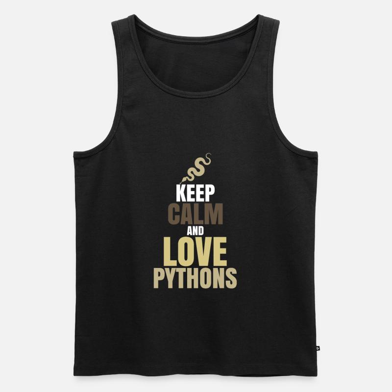 python - Débardeur bio Premium Homme - noir