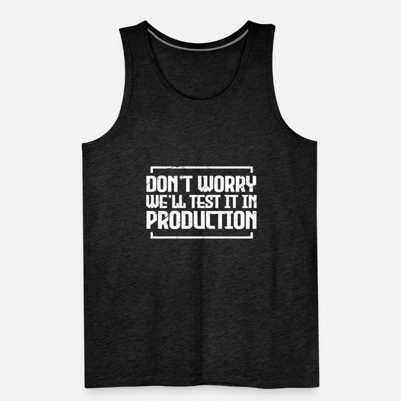 Programmierer Code Informatik Coder Geschenk Männer Premium Bio Tank Top