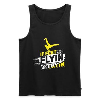 Cadeau de breakdance Bboying I breakdance - Débardeur bio Premium Homme - noir - Devant - Michal (187cm)