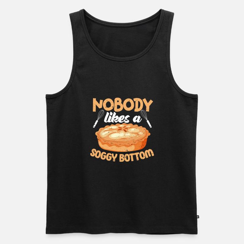 Backen - Männer Premium Bio Tank Top - Schwarz