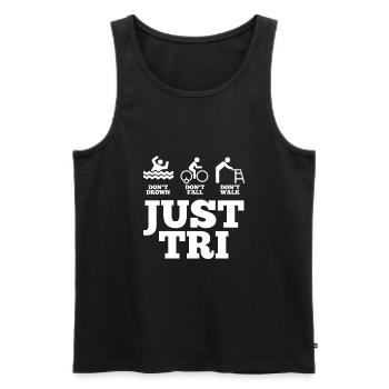 Triathlon - Débardeur bio Premium Homme - noir - Devant - Michal (187cm)