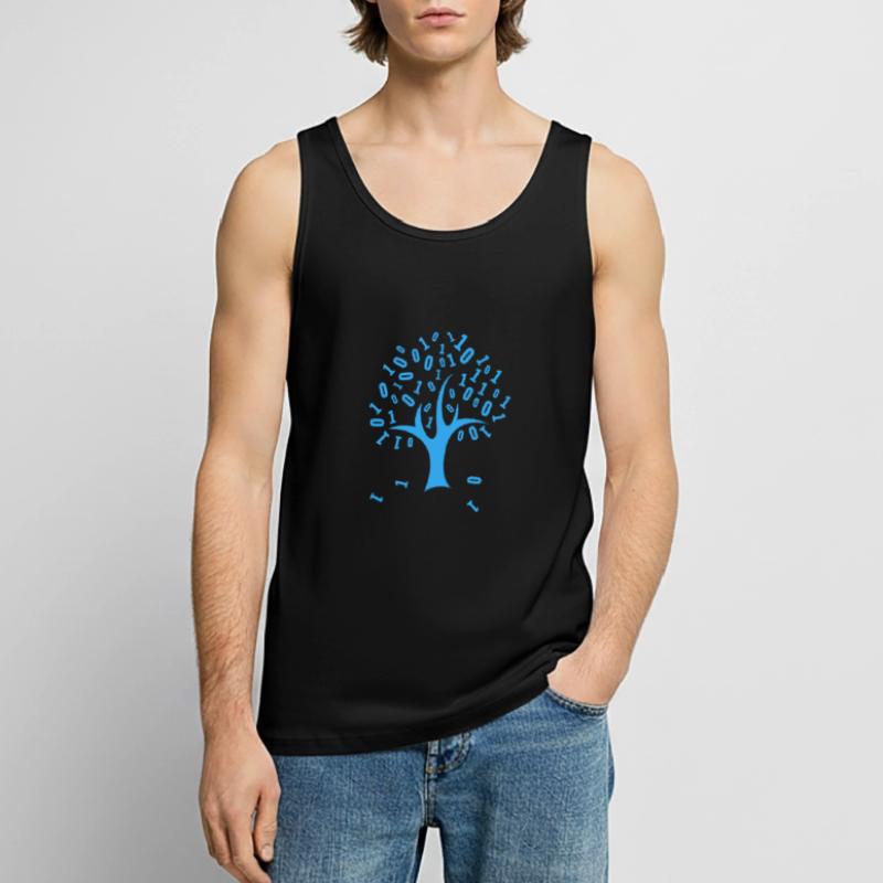 Binary code Men's Premium Organic Tank Top