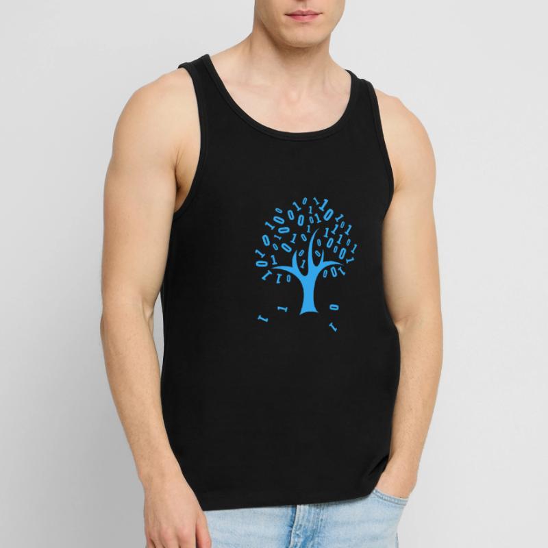 Binary code Men's Premium Organic Tank Top