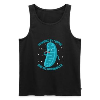 Biologie - Männer Premium Bio Tank Top - Schwarz - Vorne - AI Model Male 178 light (178cm)