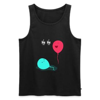 Biologie Science Chimie Laboratoire Cadeau - Débardeur bio Premium Homme - noir - Devant - Michal (187cm)