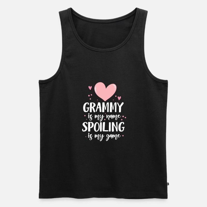 Oma - Männer Premium Bio Tank Top - Schwarz